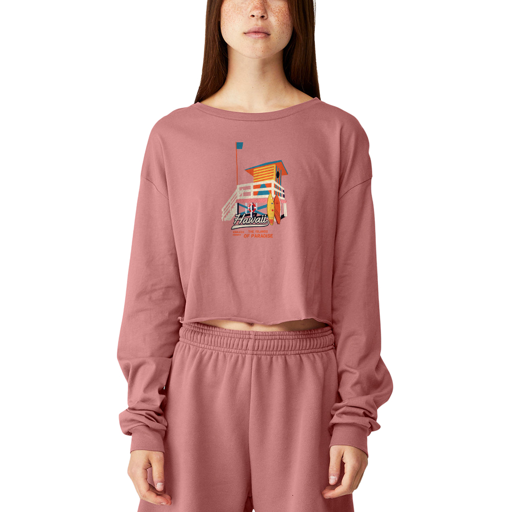 Picture of Bella Canvas Ladies' Cropped Long Sleeve Shirt