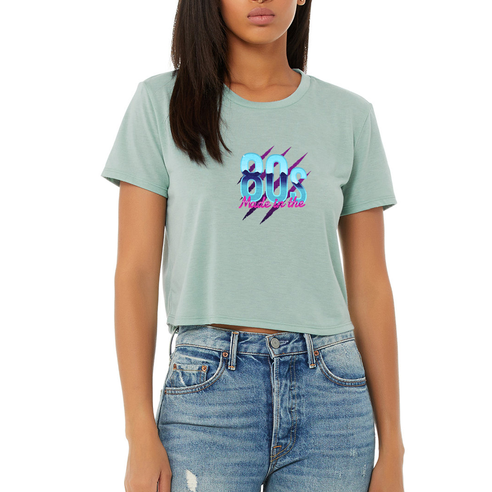 Picture of Bella Canvas Ladies Flowy Cropped T-Shirt