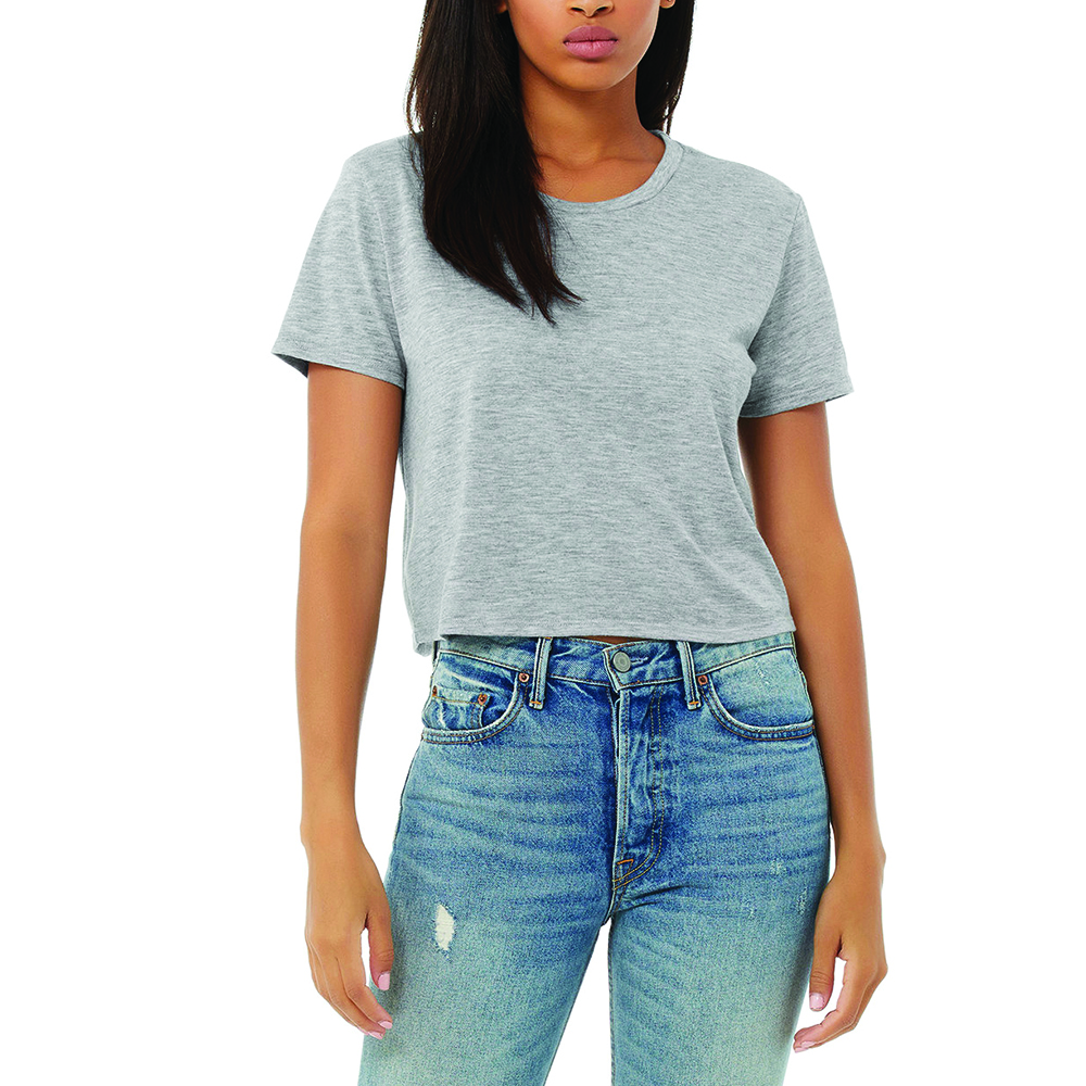 Picture of Bella Canvas Ladies Flowy Cropped T-Shirt