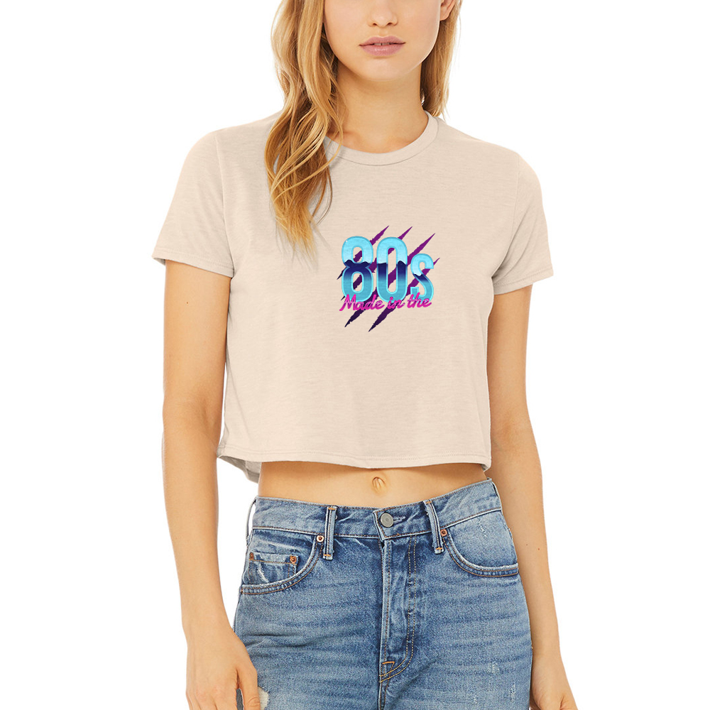 Picture of Bella Canvas Ladies Flowy Cropped T-Shirt