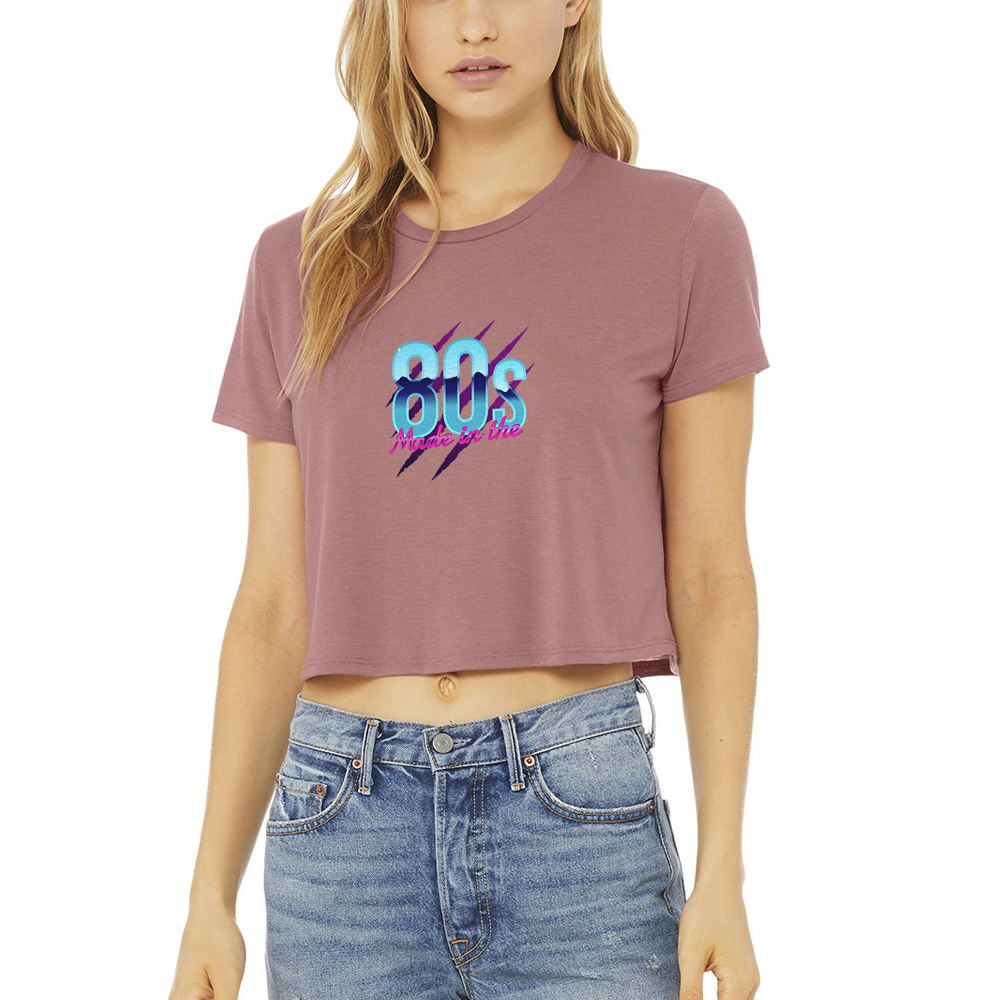Picture of Bella Canvas Ladies Flowy Cropped T-Shirt