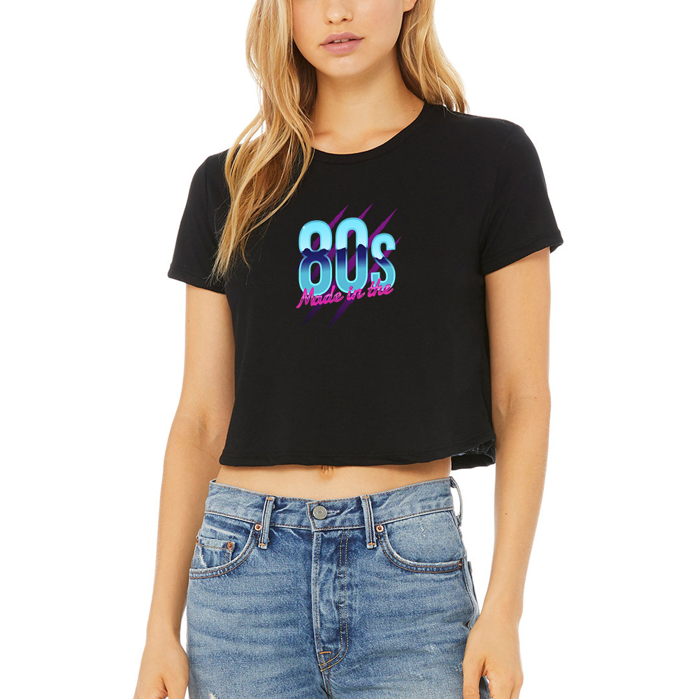 Picture of Bella Canvas Ladies Flowy Cropped T-Shirt