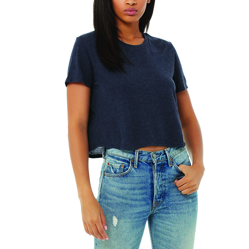 Picture of Bella Canvas Ladies Flowy Cropped T-Shirt