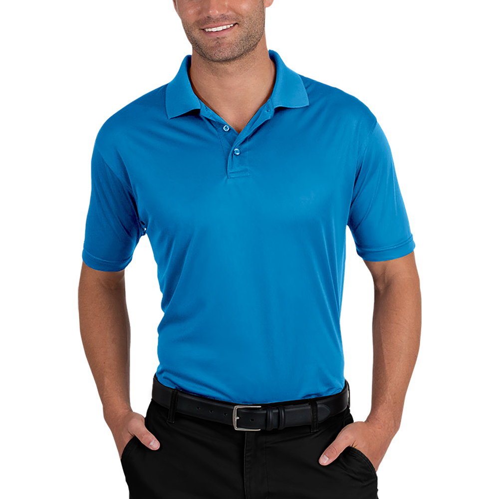Picture of Blue Generation Men's Value Moisture Wicking Polo Shirts