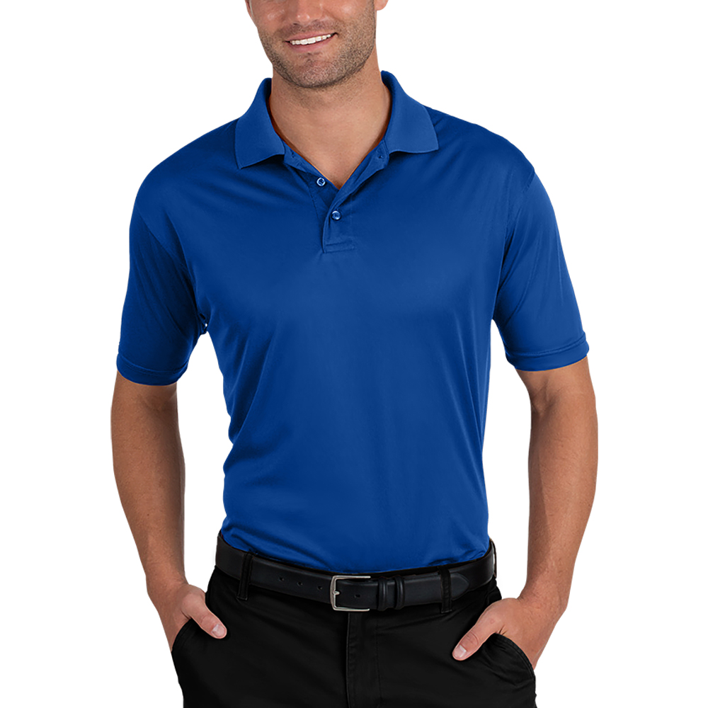 Picture of Blue Generation Men's Value Moisture Wicking Polo Shirts