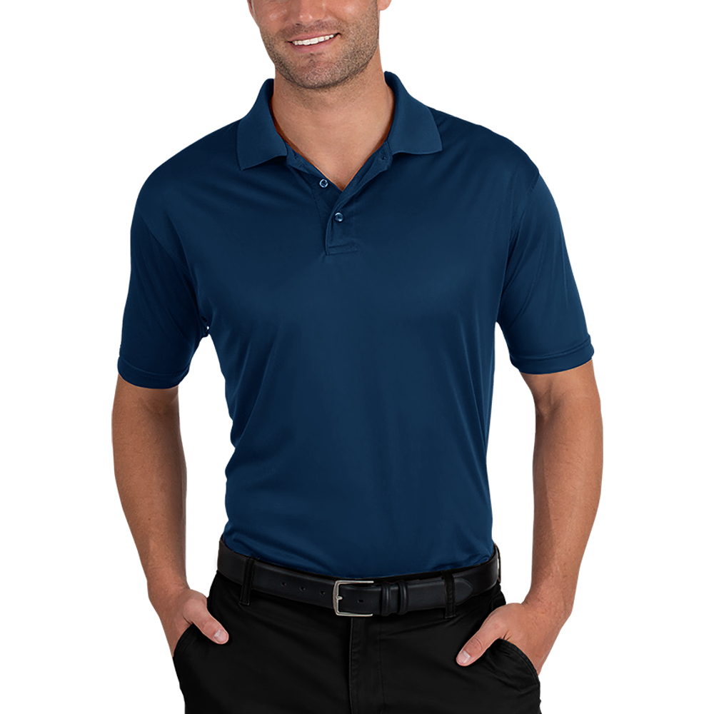 Picture of Blue Generation Men's Value Moisture Wicking Polo Shirts