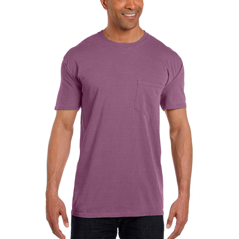 Picture of Comfort Colors 6.1 oz Adult Short Sleeve Pocket Tees