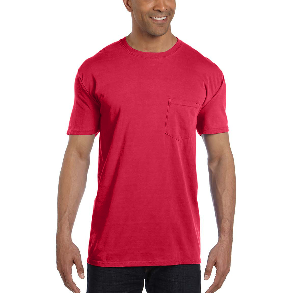 Picture of Comfort Colors 6.1 oz Adult Short Sleeve Pocket Tees