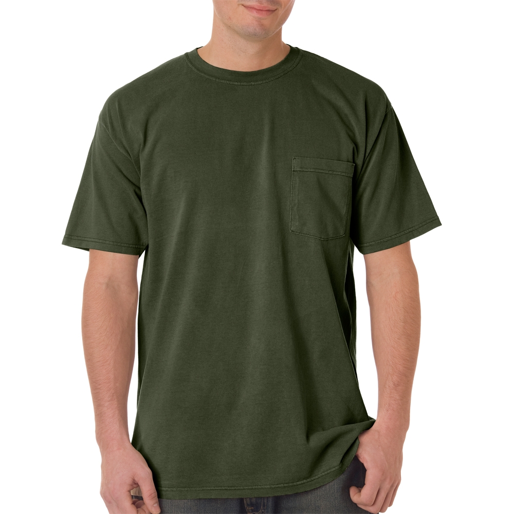 Picture of Comfort Colors 6.1 oz Adult Short Sleeve Pocket Tees