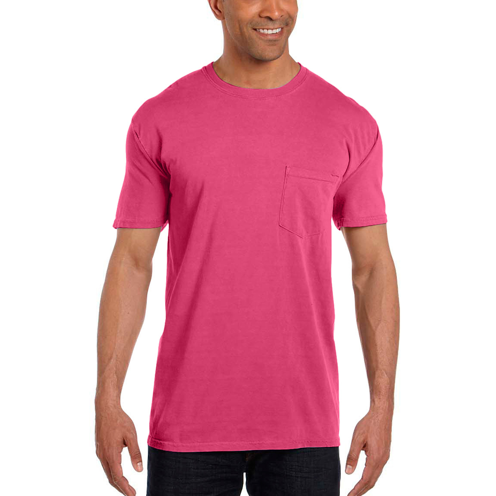 Picture of Comfort Colors 6.1 oz Adult Short Sleeve Pocket Tees