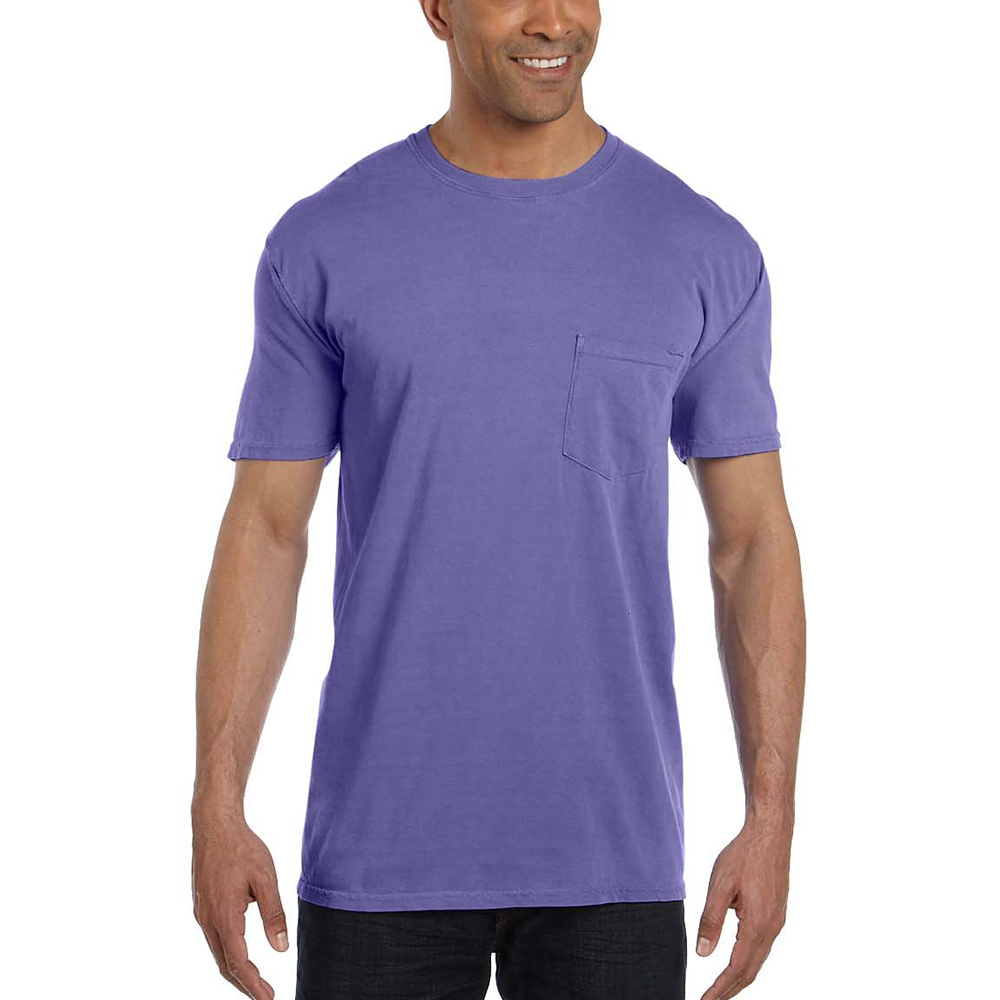 Picture of Comfort Colors 6.1 oz Adult Short Sleeve Pocket Tees