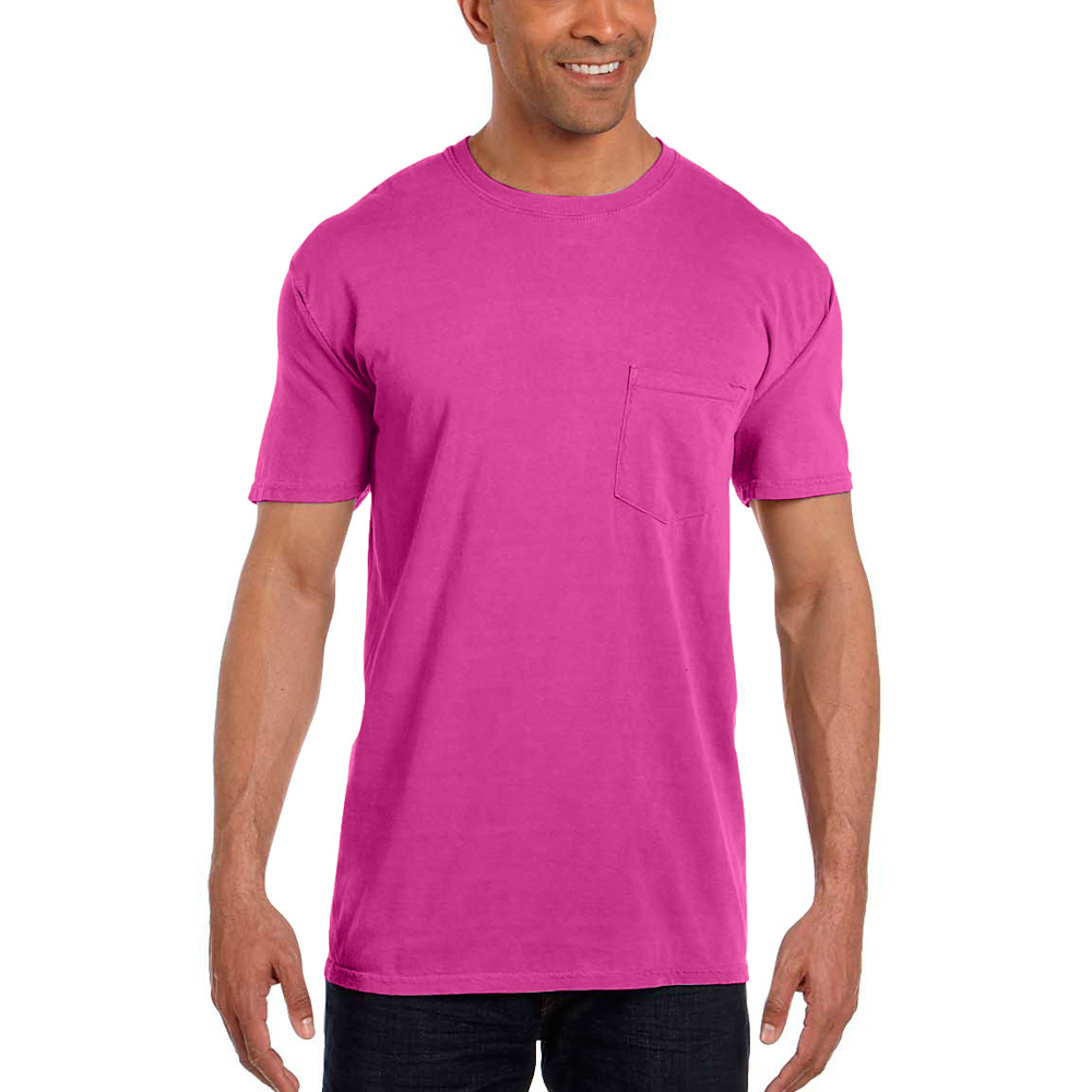 Picture of Comfort Colors 6.1 oz Adult Short Sleeve Pocket Tees