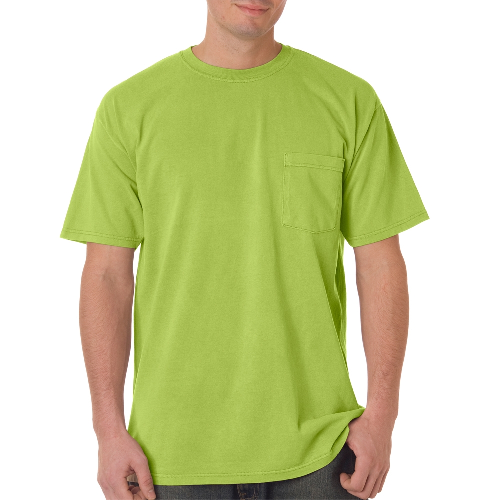 Picture of Comfort Colors 6.1 oz Adult Short Sleeve Pocket Tees
