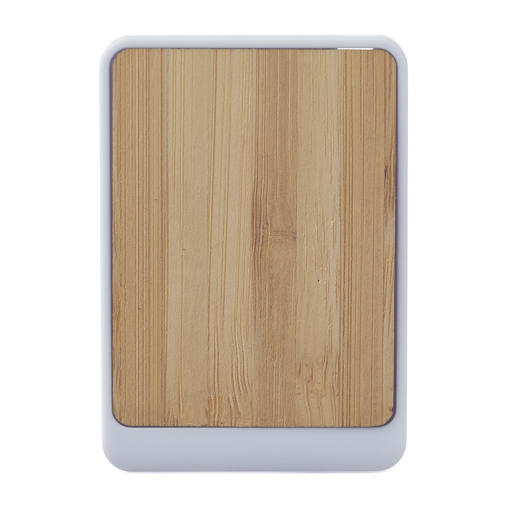 Picture of Magnetic Bamboo Desk Clip with Pen Holder