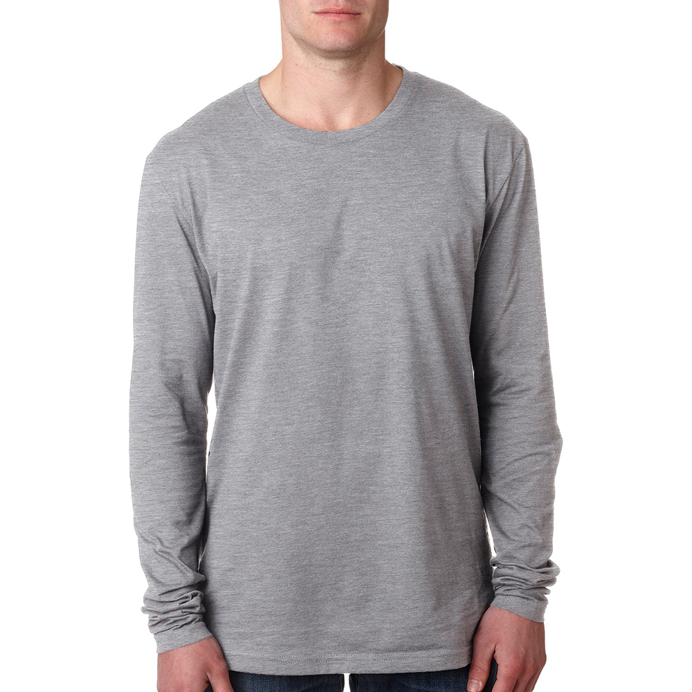 Picture of Next Level Mens Long Sleeve Crewneck Tees