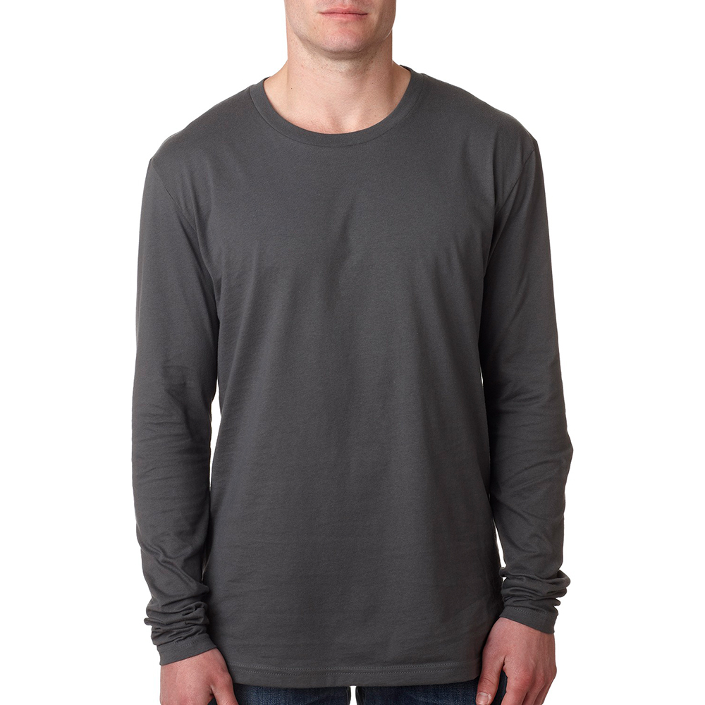Picture of Next Level Mens Long Sleeve Crewneck Tees