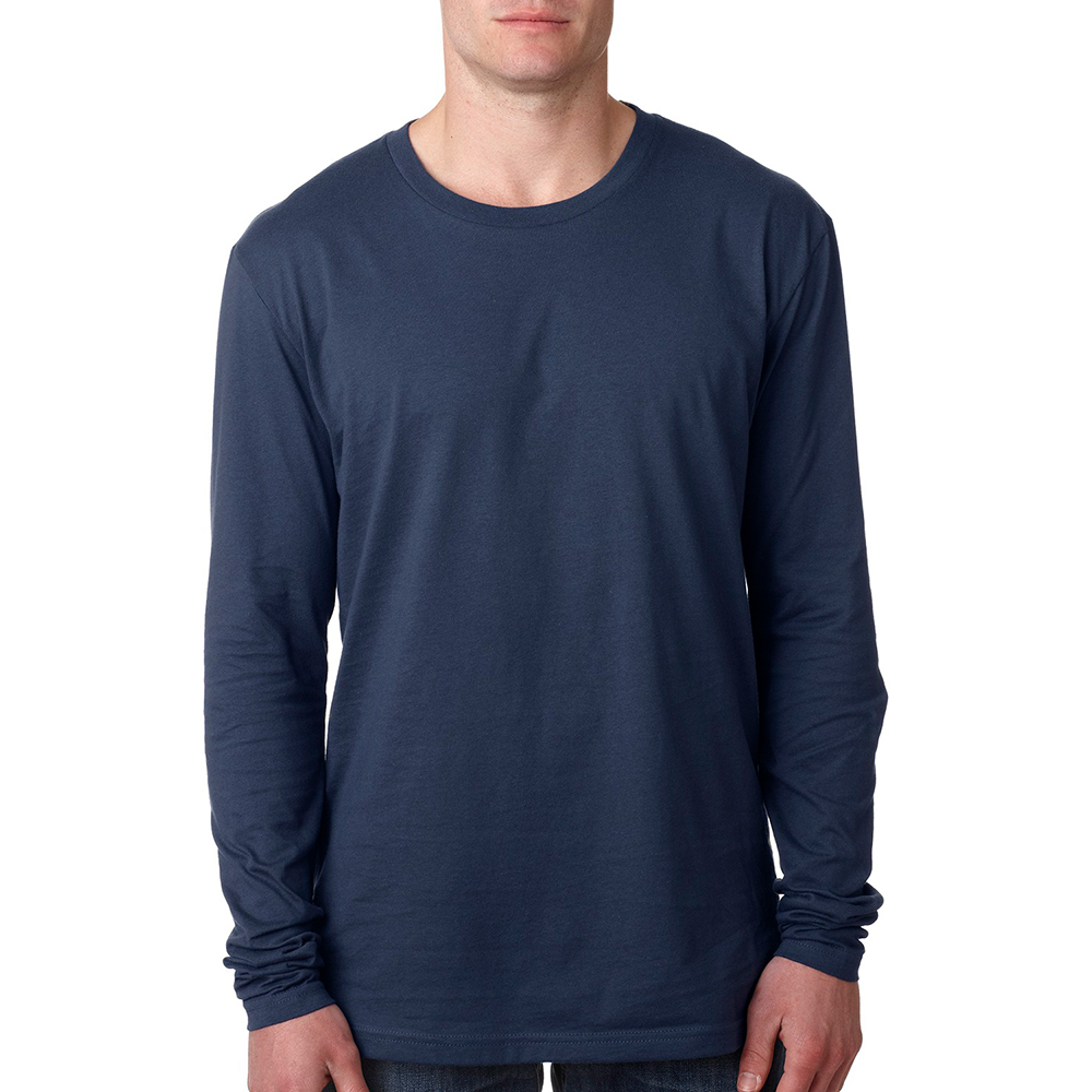 Picture of Next Level Mens Long Sleeve Crewneck Tees
