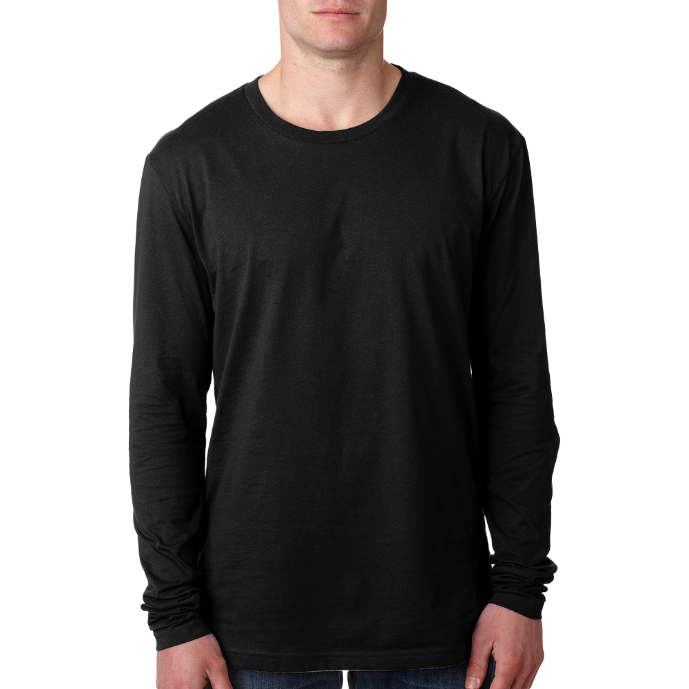 Picture of Next Level Mens Long Sleeve Crewneck Tees