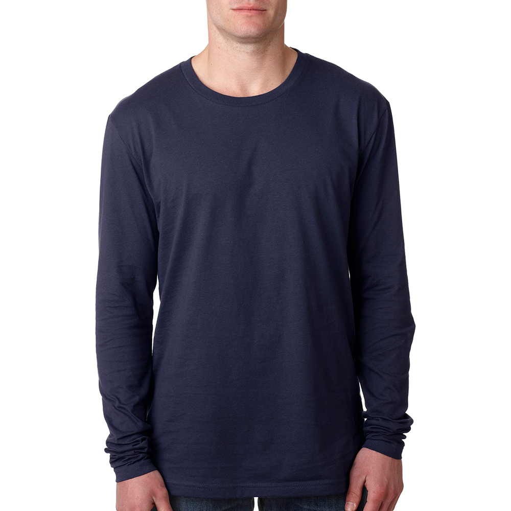 Picture of Next Level Mens Long Sleeve Crewneck Tees