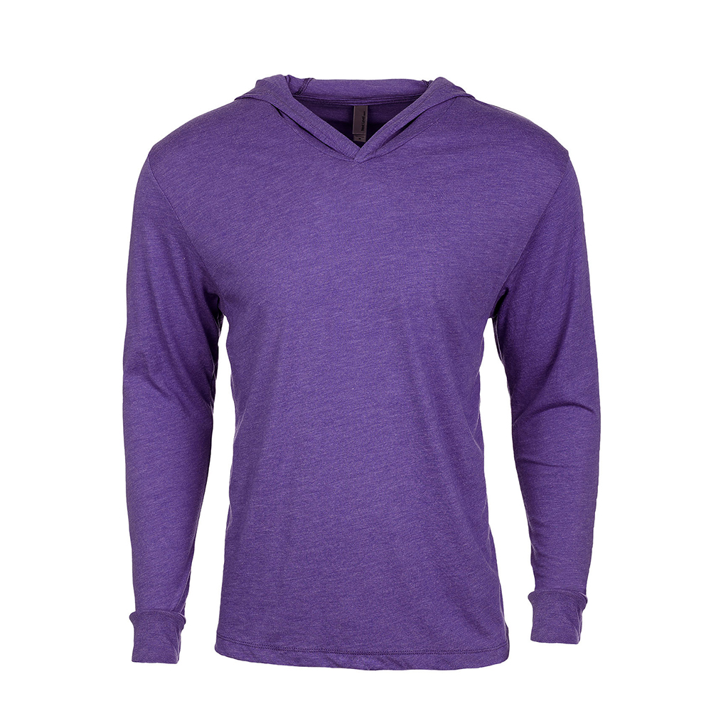 Picture of Next Level Mens Tri-Blend L/S Hoodies