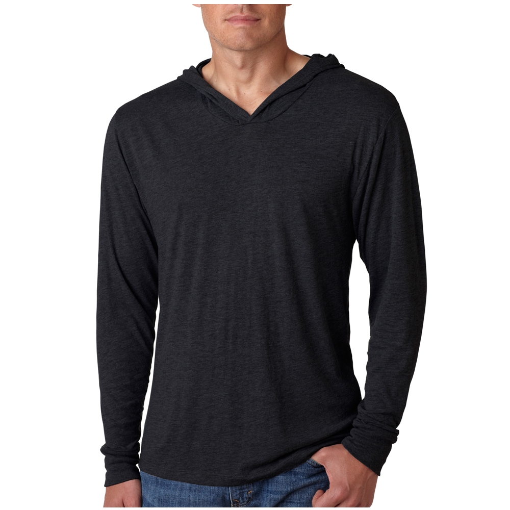 Picture of Next Level Mens Tri-Blend L/S Hoodies