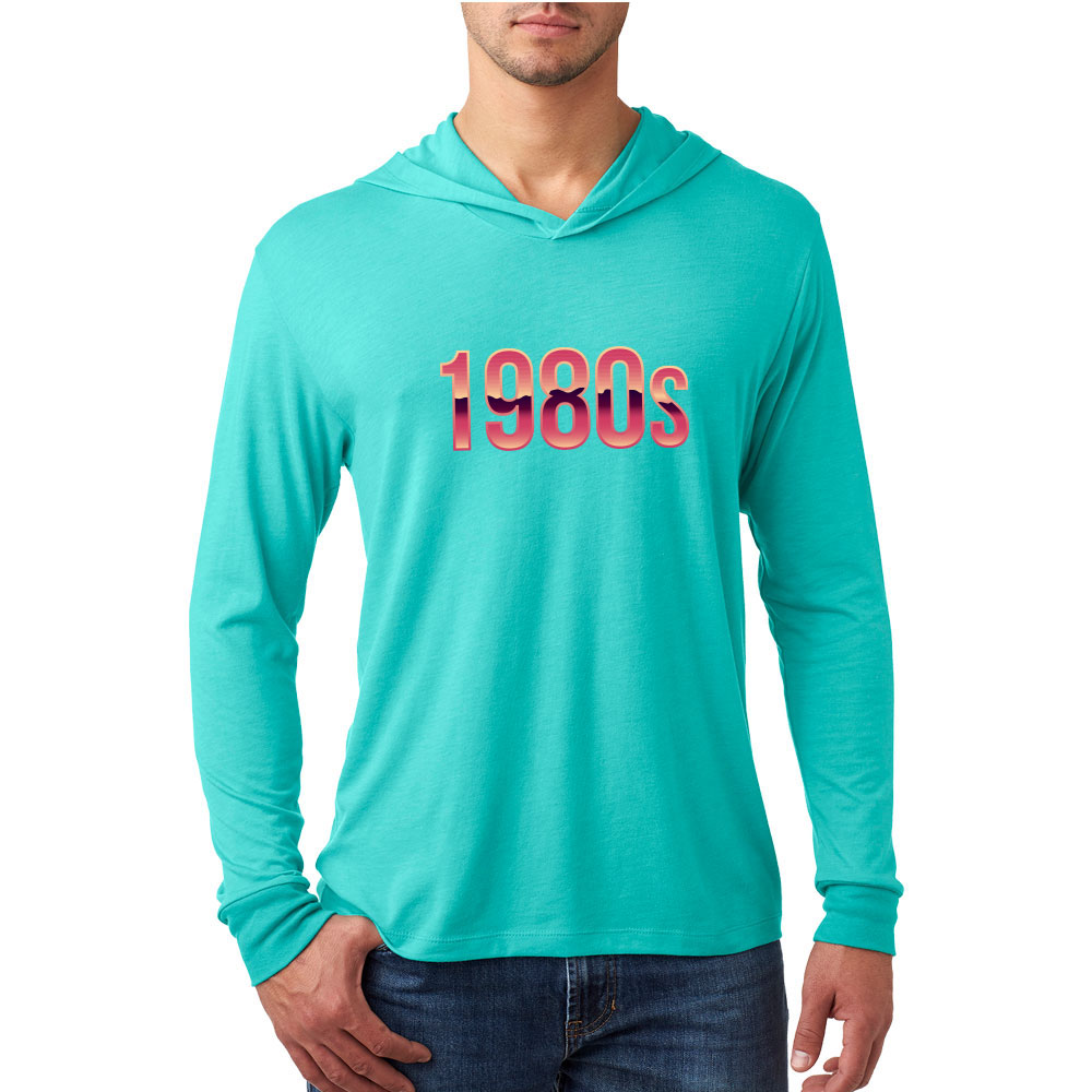 Picture of Next Level Mens Tri-Blend L/S Hoodies