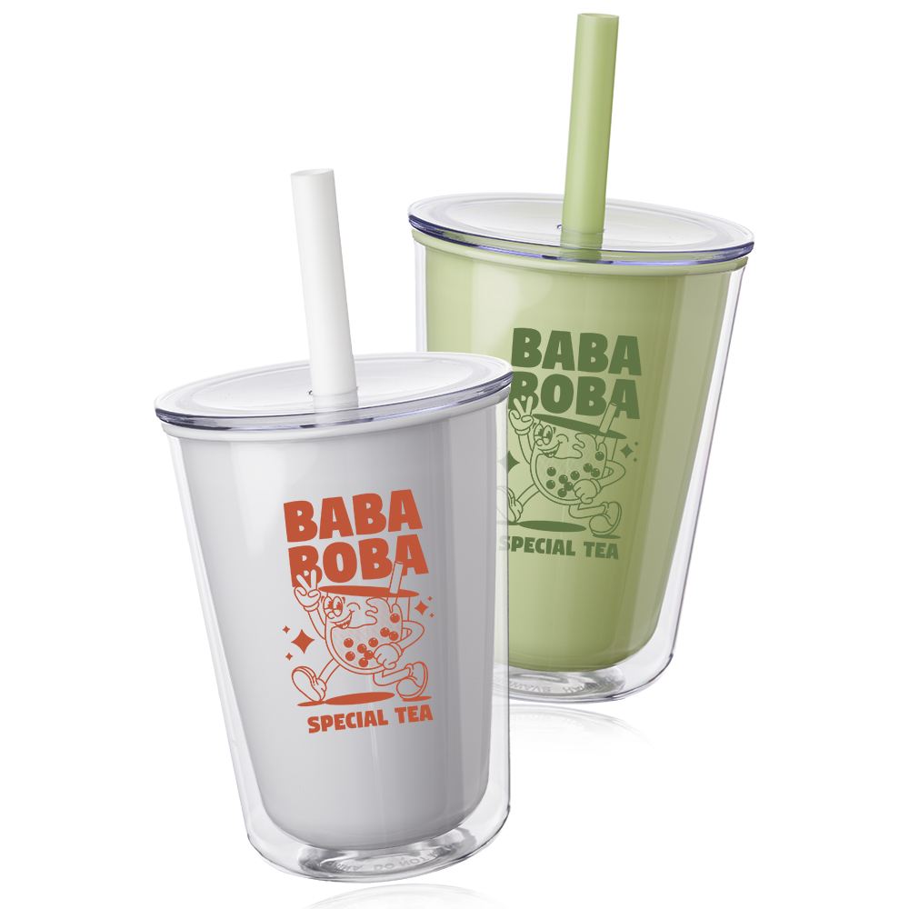 Picture of Bilbo 27 oz. Double Wall Plastic Tumbler with Straw