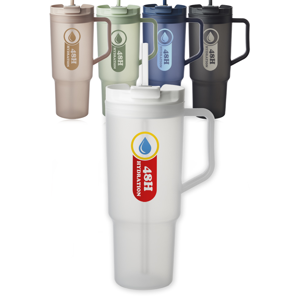 Picture of Surrey 40 oz Reusable Tumbler with Handle & Straw