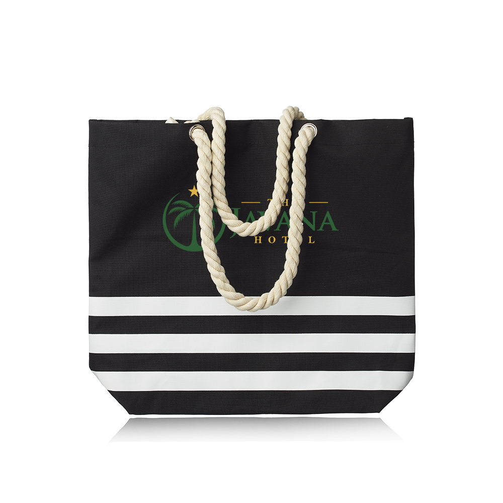 Picture of Burnaby Rope Handle Canvas Tote Bags