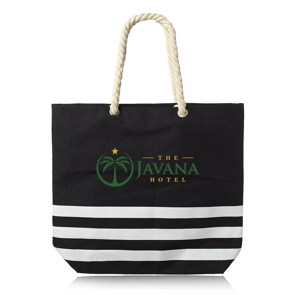 Picture of Burnaby Rope Handle Canvas Tote Bags