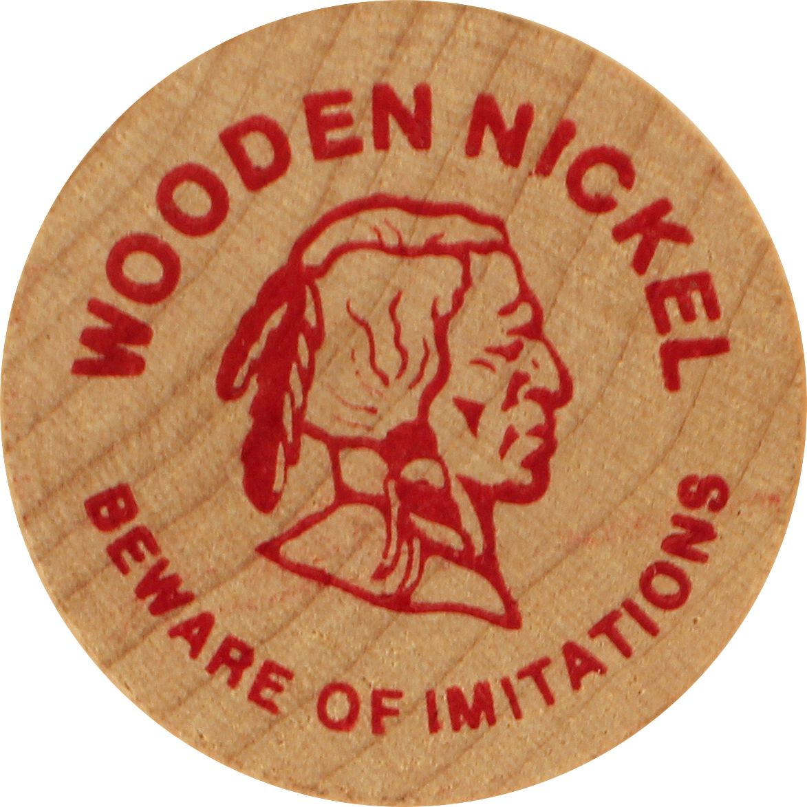 Picture of Wooden Nickel (Spot Color)