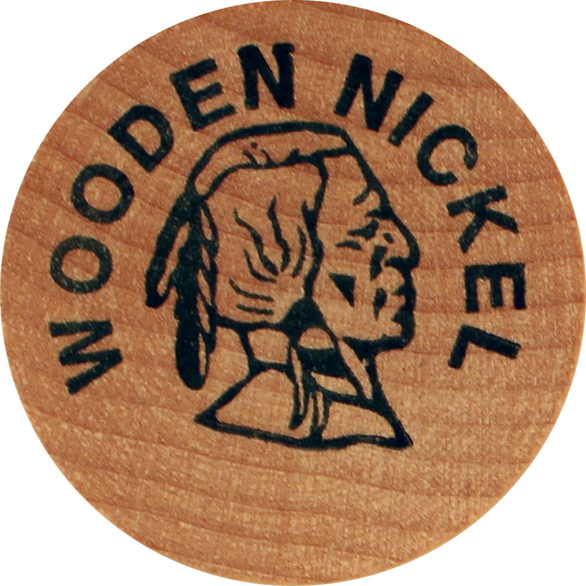 Picture of Wooden Nickel (Spot Color)