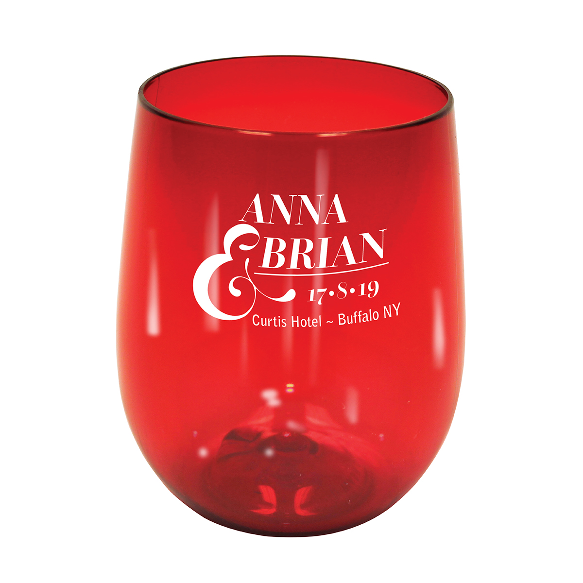 Picture of 12 Oz. Plastic Stemless Wine Glass