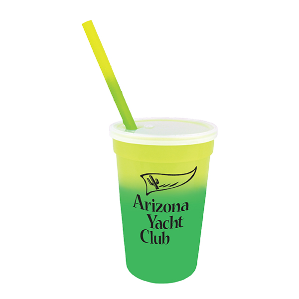 Picture of 17 Oz. Mood Stadium Cup/Straw/Lid Set