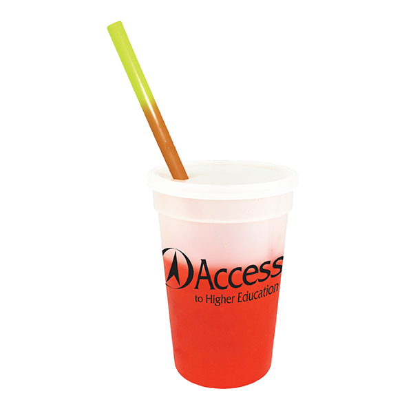 Picture of 17 Oz. Mood Stadium Cup/Straw/Lid Set
