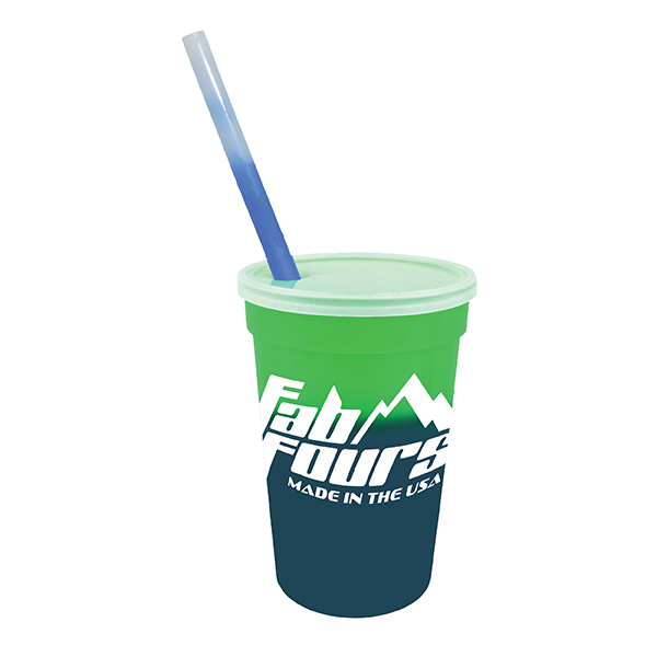 Picture of 17 Oz. Mood Stadium Cup/Straw/Lid Set