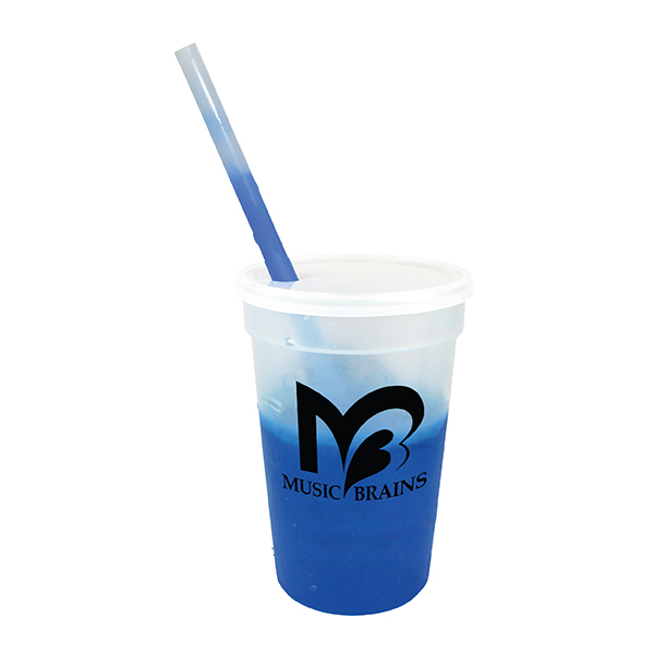 Picture of 17 Oz. Mood Stadium Cup/Straw/Lid Set