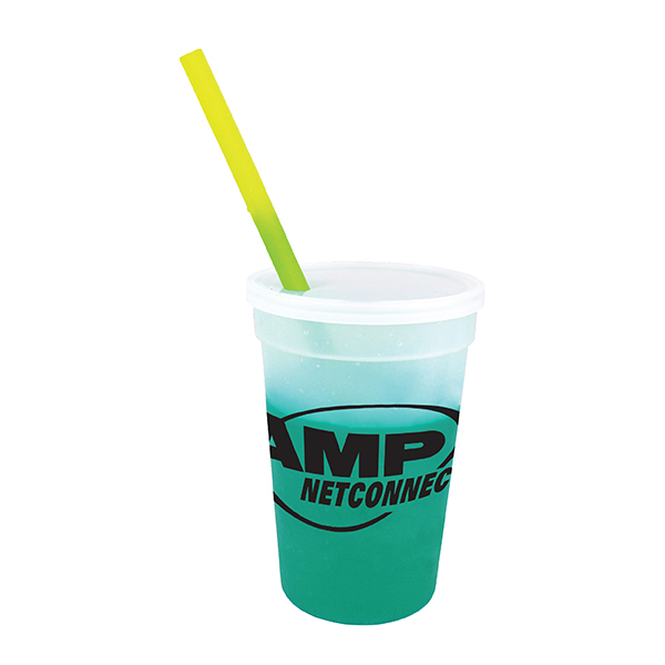 Picture of 17 Oz. Mood Stadium Cup/Straw/Lid Set