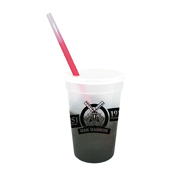 Picture of 17 Oz. Mood Stadium Cup/Straw/Lid Set