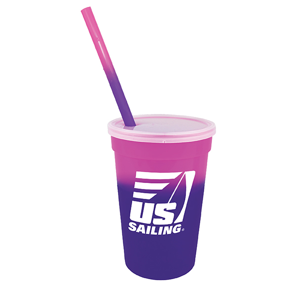 Picture of 17 Oz. Mood Stadium Cup/Straw/Lid Set