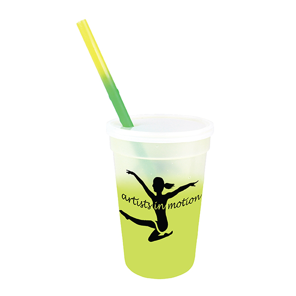Picture of 17 Oz. Mood Stadium Cup/Straw/Lid Set