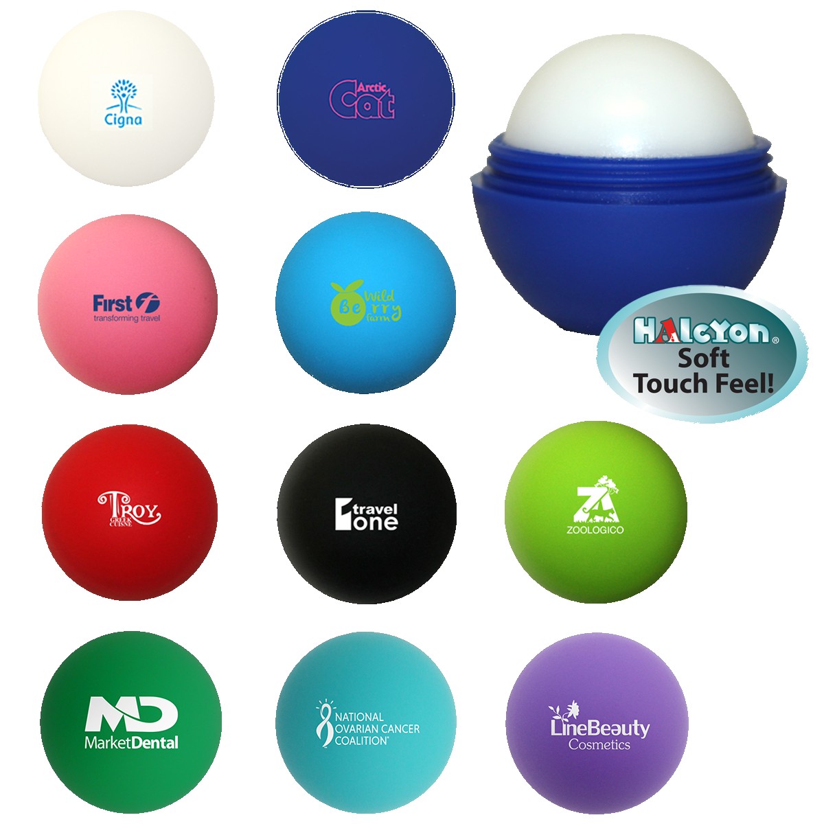 Picture of Halcyon® Round Lip Balm