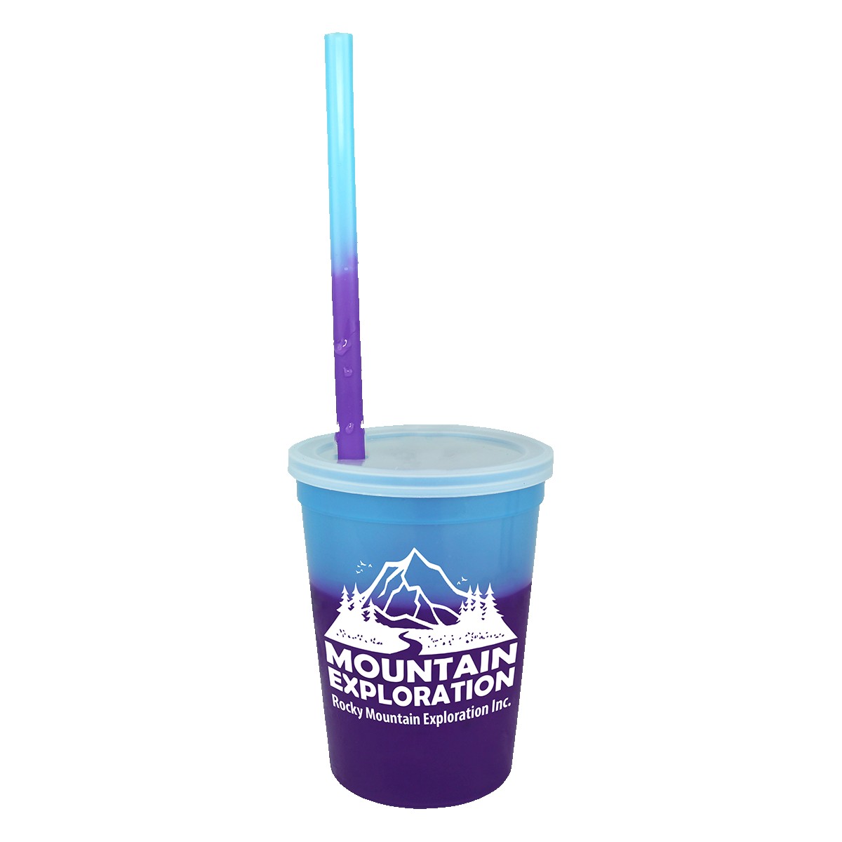 Picture of 12 Oz. Mood Stadium Cup/Straw/Lid Set