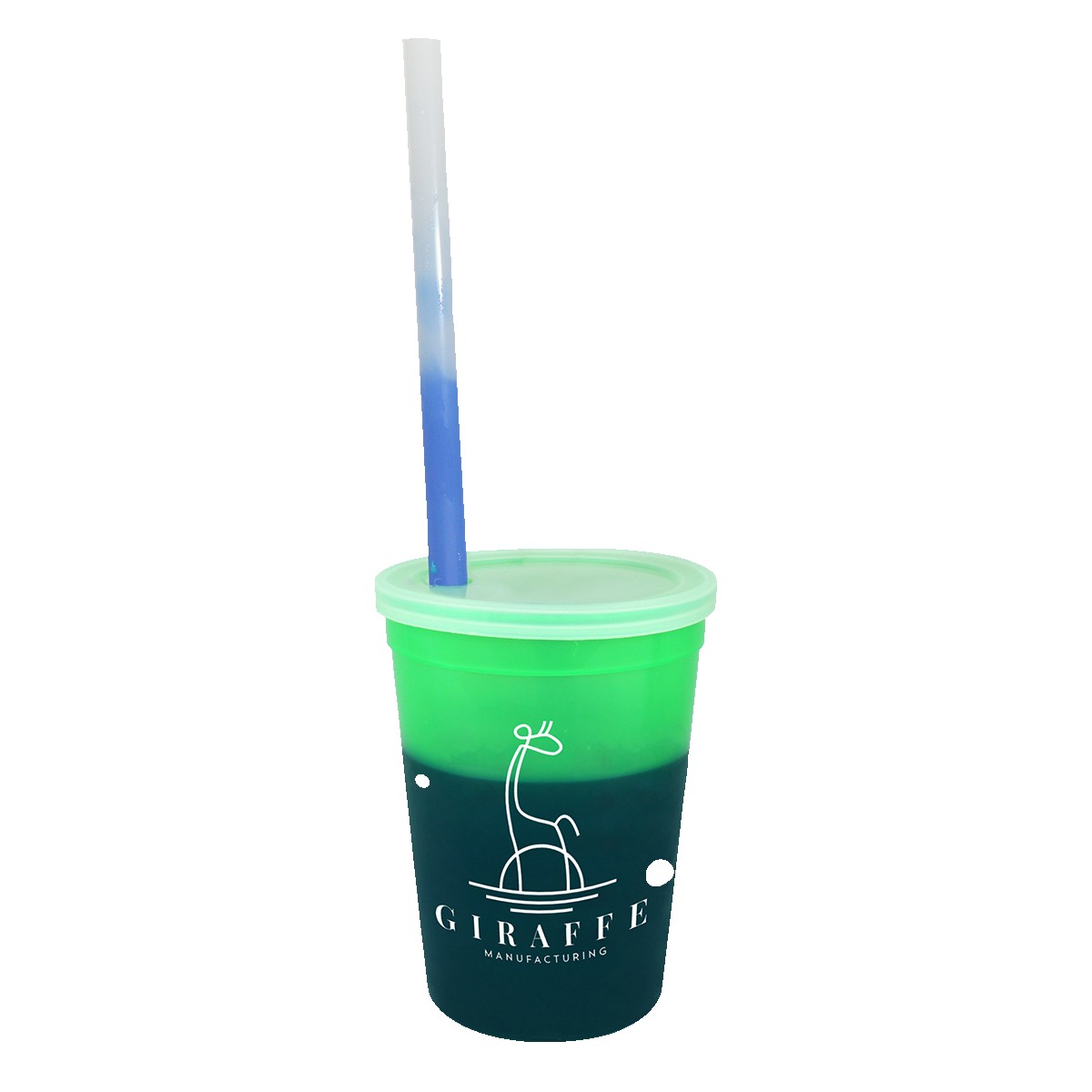 Picture of 12 Oz. Mood Stadium Cup/Straw/Lid Set