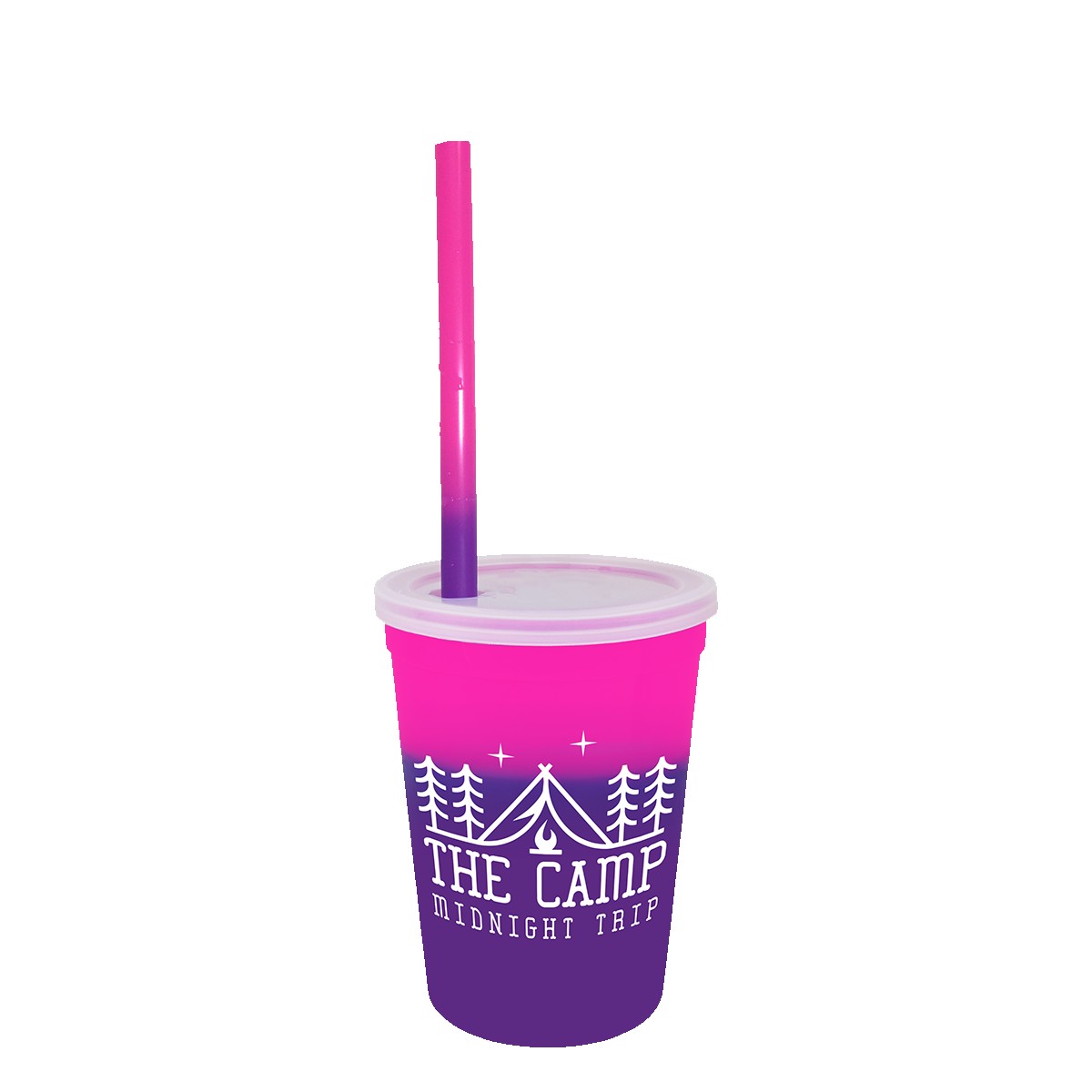 Picture of 12 Oz. Mood Stadium Cup/Straw/Lid Set