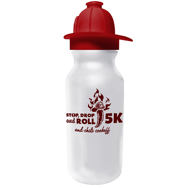 Picture of 20 Oz. Value Cycle Bottle w/Fireman Helmet Push 'n Pull Cap