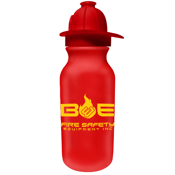 Picture of 20 Oz. Value Cycle Bottle w/Fireman Helmet Push 'n Pull Cap