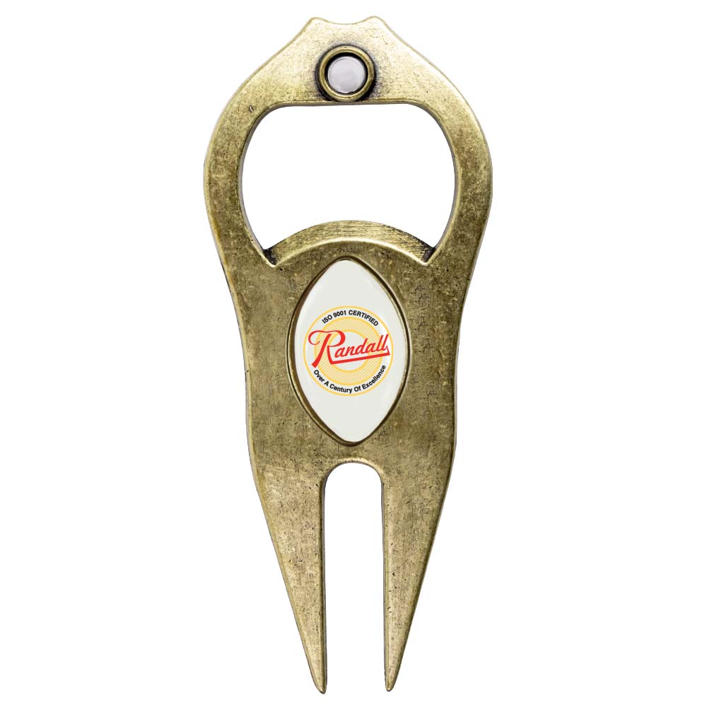 Picture of Hat Trick Golf Divot Tool With Football Shape Ball Marker