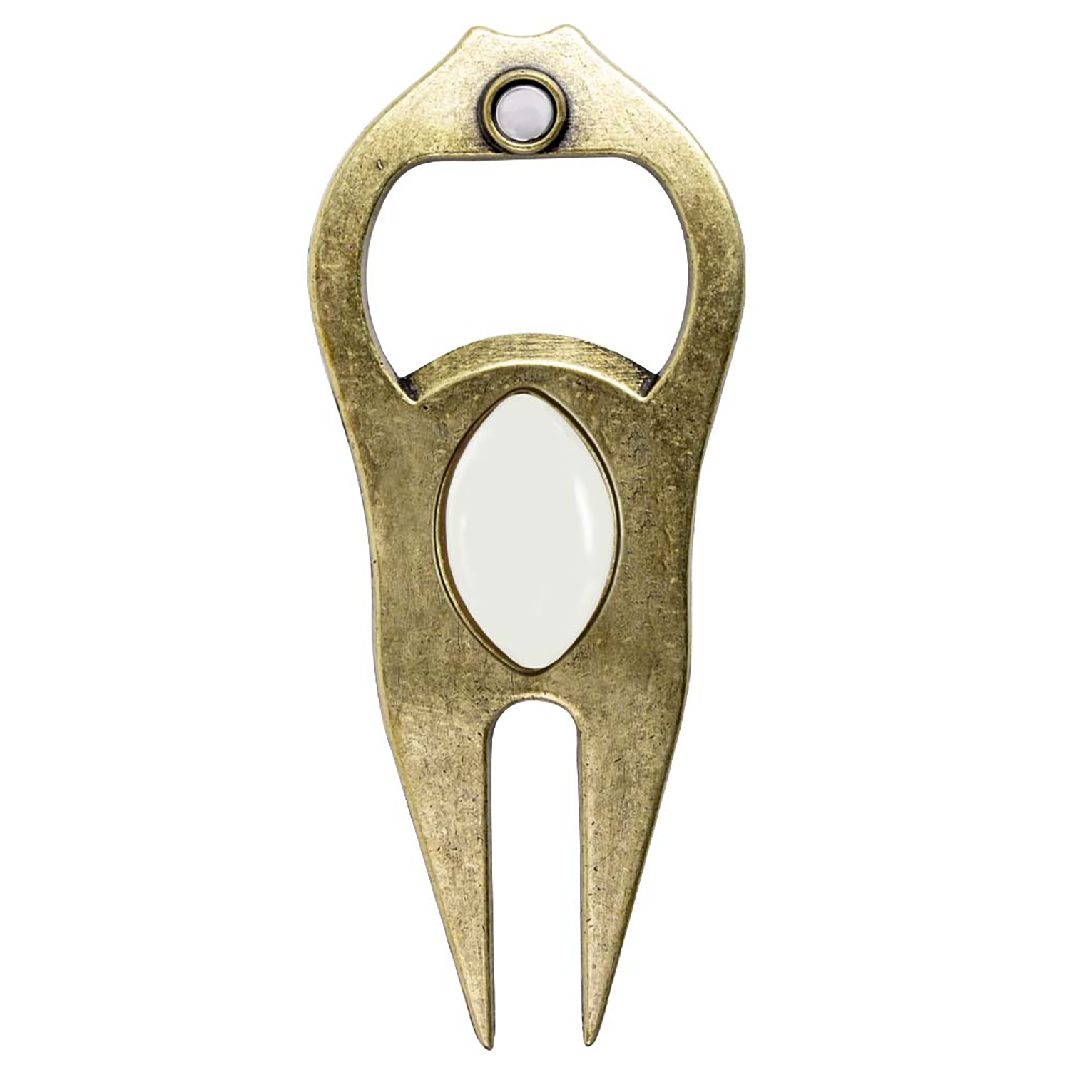 Picture of Hat Trick Golf Divot Tool With Football Shape Ball Marker