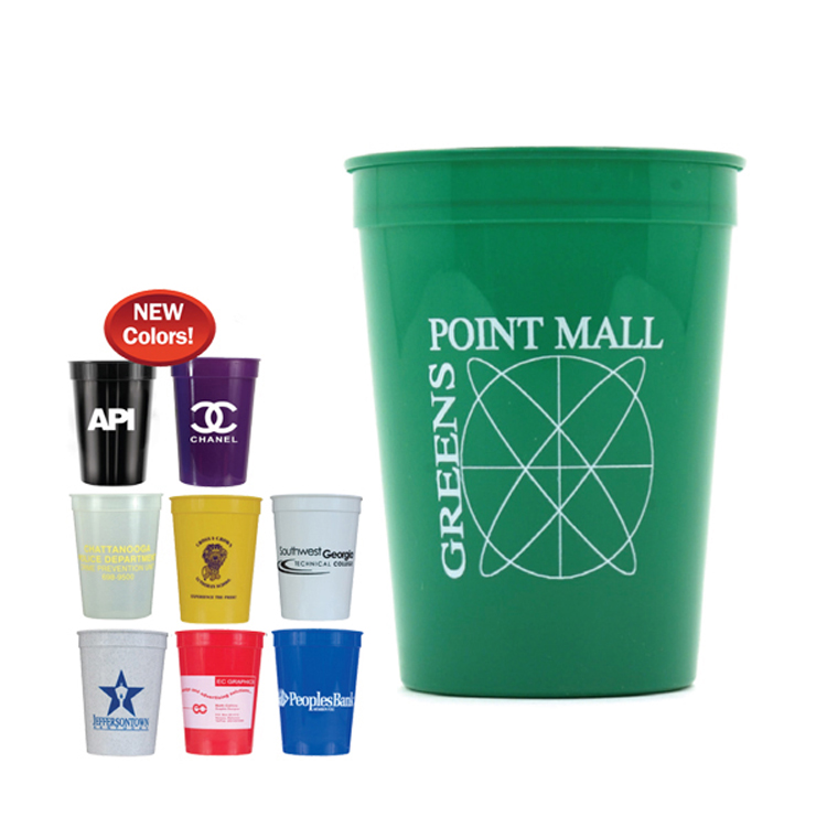 Picture of 12 Oz. Smooth Stadium Cup (Spot Color)